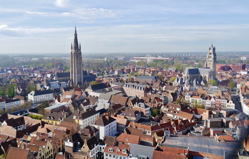 Plaatsbeschrijving Brugge – zicht op de stad